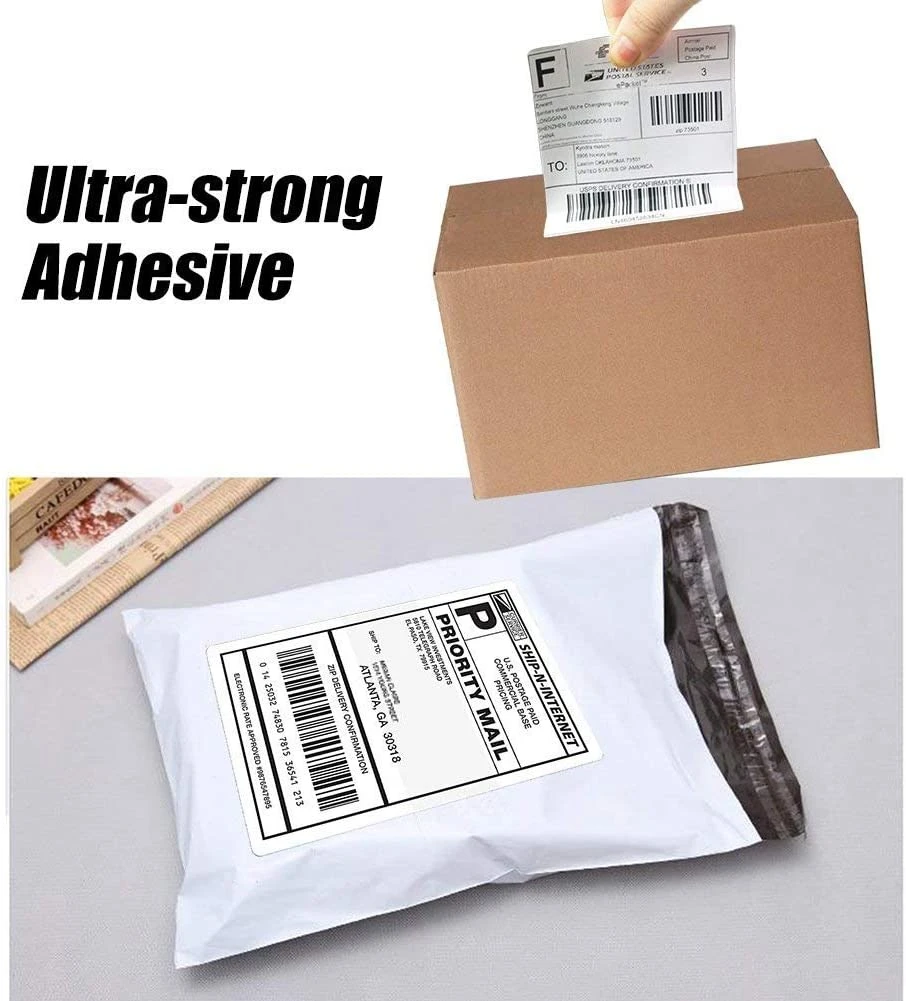 Termal Etiket Eko Termal Gönderi Etiketleme Jumbo Rulo 70GSM 75GSM 4