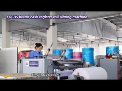 FOCUS marka kasaya kayıtlı rulo kesme makinesi 35-100m/min