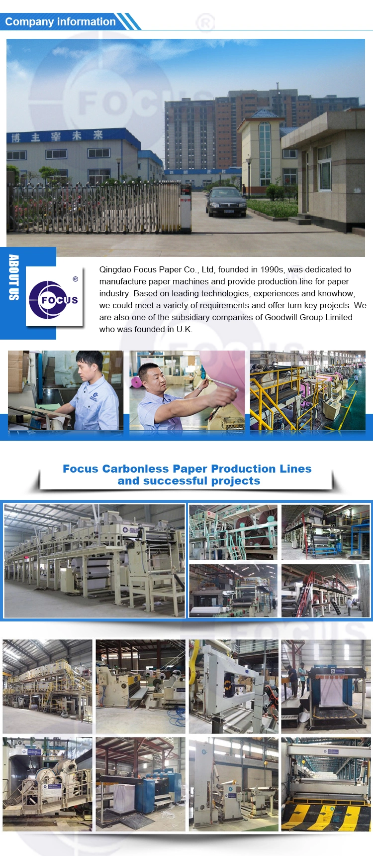 Focus Brand Carbonless NCR Paper Blue / Black Imaging Carbonless Paper 9