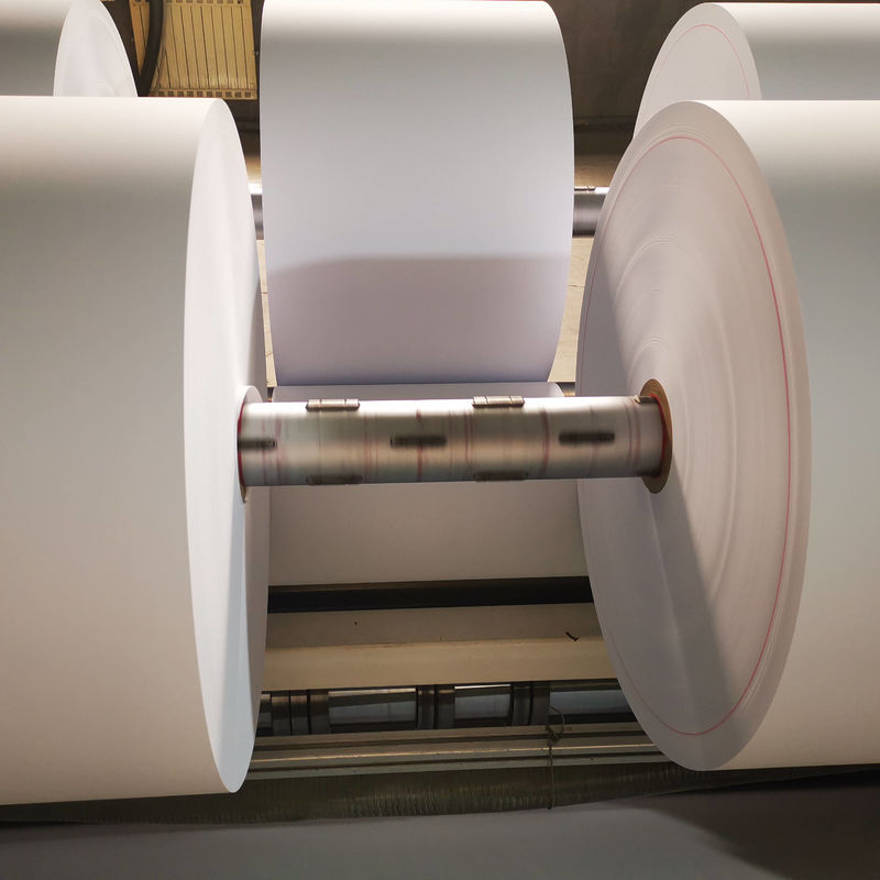 FSC Virgin Wood Pulp TOP COATED Thermal Paper Jumbo Roll For ATM / POS Roll