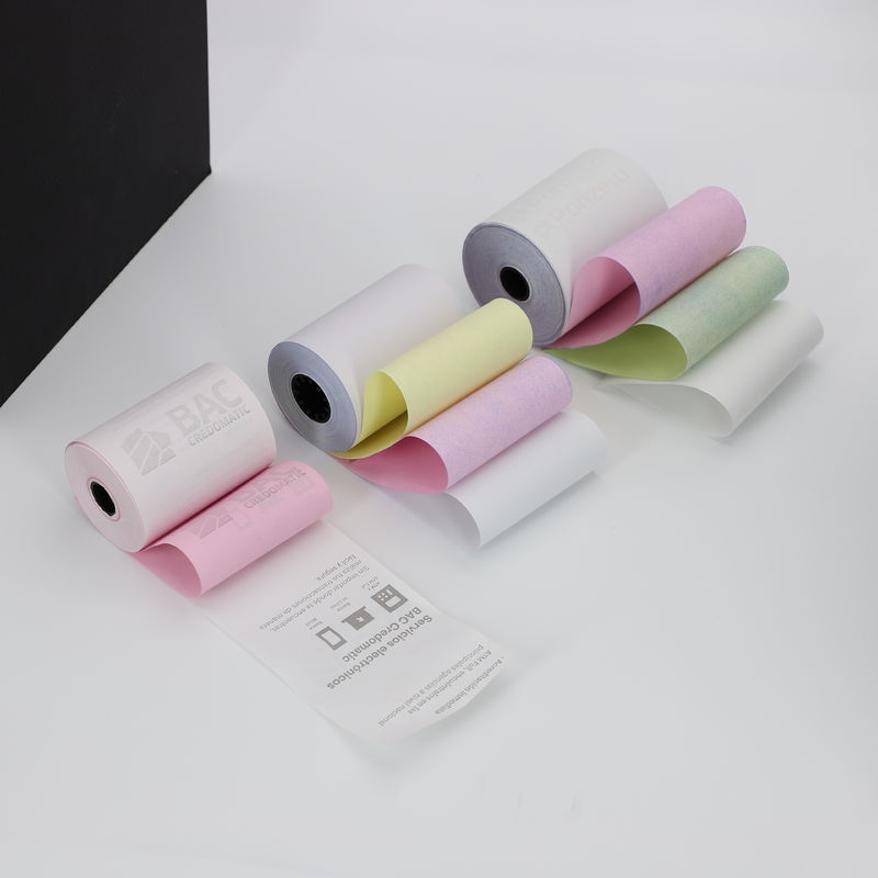 100% Imported Virgin Wood Pulp NCR Paper Yellow Blue Green Pink Color Grade A
