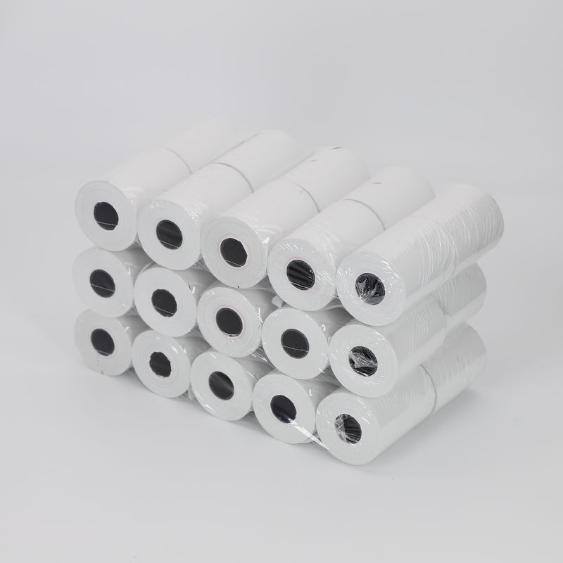 Thermal ATM Cash Register Rolls with High Smoothness And Whiteness Black Image