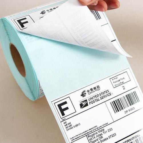 Wood Pulp FSC Direct Thermal Label Paper Roll Water And Oil Proof