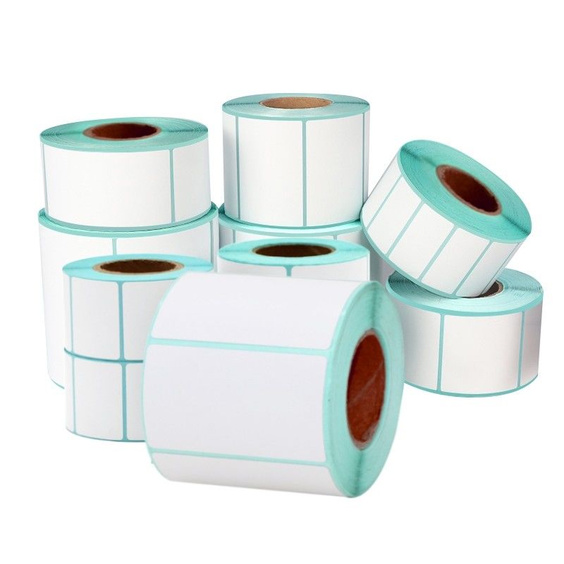 Wood Pulp FSC Direct Thermal Label Paper Roll Water And Oil Proof