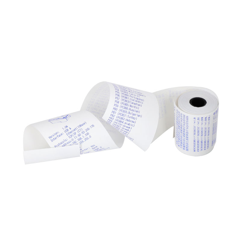 High Smoothness Blueblack Imaging Jumbo Thermal Paper Roll For POS Machine
