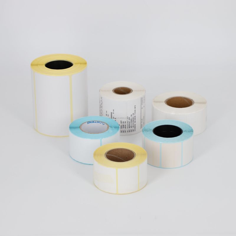 BPA Free Black Image Jumbo Thermal Paper Roll 45gsm/55gsm 810mm 1035mm For Cash Register