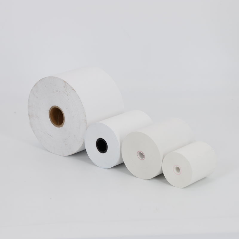 Bpa Free Virgin Wood Pulp Thermal Paper Jumbo Rolls 45g 48g 50g 55g 65g For ATM/POS