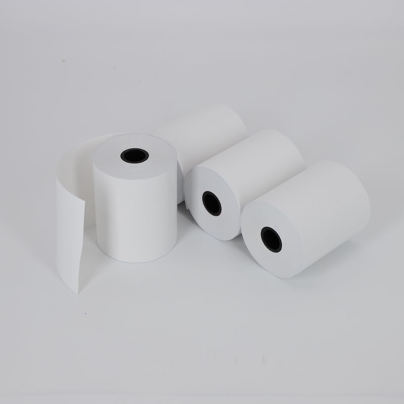 45gsm-80gsm BPA Free Thermal Jumbo Rolls For Slitting Machine Or ATM Machine