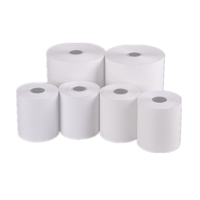 45-80gsm Weight Various Sizes POS Thermal Paper Roll  100% Virgin Wood Pulp
