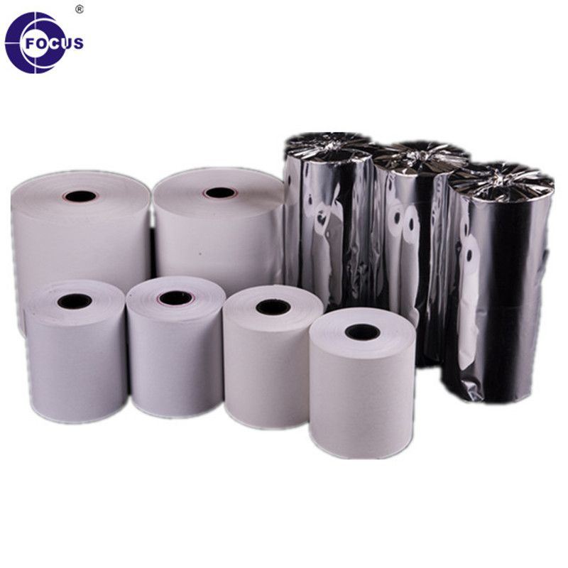 Oil Resistant Good Whitness Jumbo Thermal Paper Roll For Printing Receipts