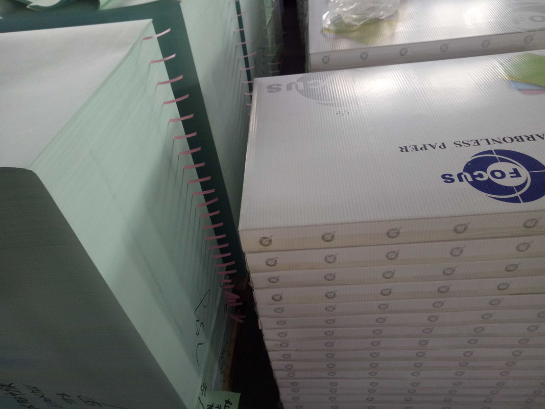 Chinese Brand 100% Imported Virgin Wood Pulp Carbonless Paper Colorful NCR Sheets High Stiffness
