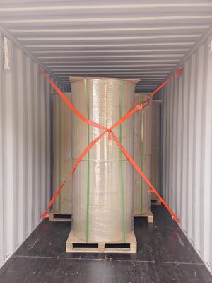 BPA Free Siyah Görüntü Ofisi Jumbo Termal Kağıt Rulosu 55gsm 520 640 795 800 1035MM