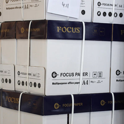 FOCUS Markası % 100 bakire ahşap hamuru 70/80GSM A4 Beyaz Kopya Kağıdı Ofis Kağıdı