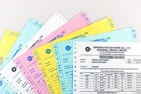 İyi Beyazlık ve Resim Yoğunluğu ile Karbonsuz NCR Kağıdı En İyi Baskı Çözümü