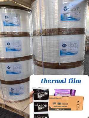 Termal Film Ultrason Kağıt Geri Dönüştürülebilir 75um 95um Termal Baskı Filmi/Paketleme için Medya Etiketler termal film jumbo rulolar