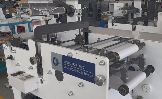 Yüksek hassasiyetli rotary die cutting self-adhesive label için kesme makinesi