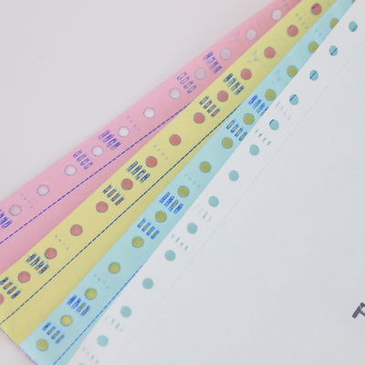 % 100 bakire ahşap hamuru düz fatura makbuzu 5 Plys Otomatik kopya kağıdı A sınıfı